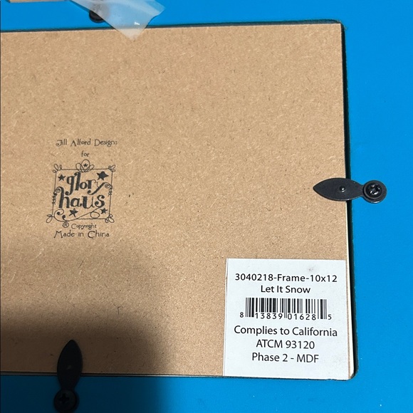 Colorful Snowflake Picture Frame - Picture 4 of 4